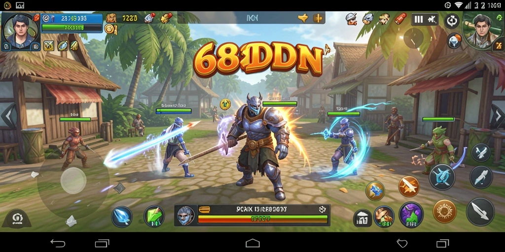 Tampilan antarmuka utama aplikasi 68IDN dengan fitur utility.