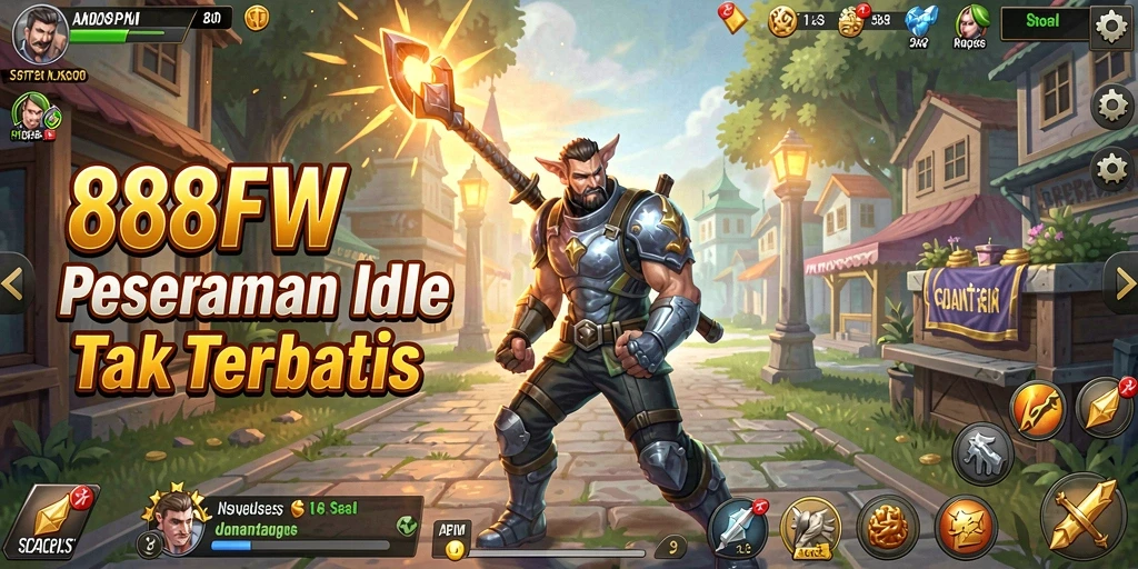 Tampilan menarik dari gameplay Idle di 888FW.