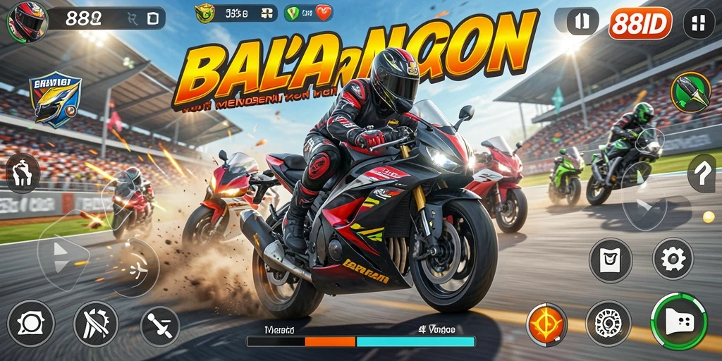 Tampilan gameplay seru dan mendebarkan dari 88ID.