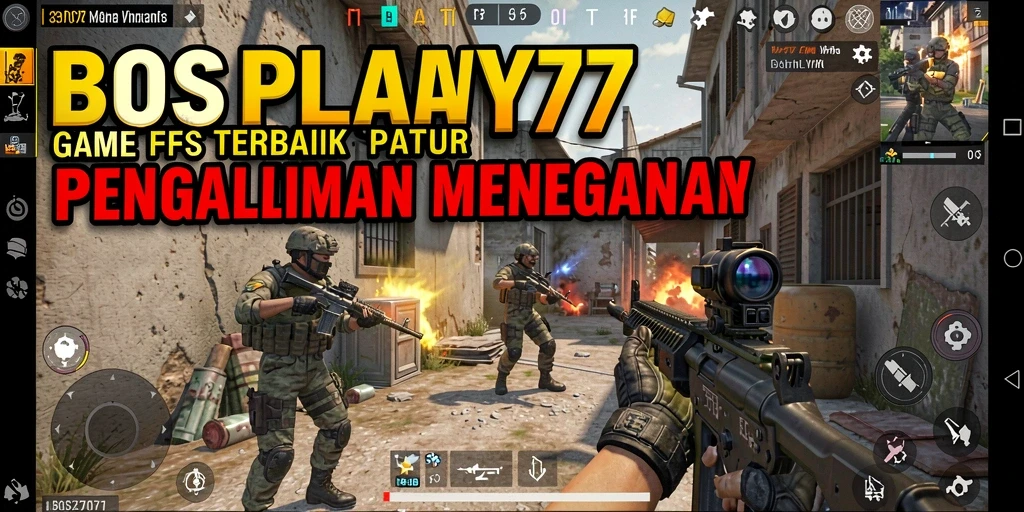 Tampilan gameplay intens di arena pertempuran BOSPLAY77.