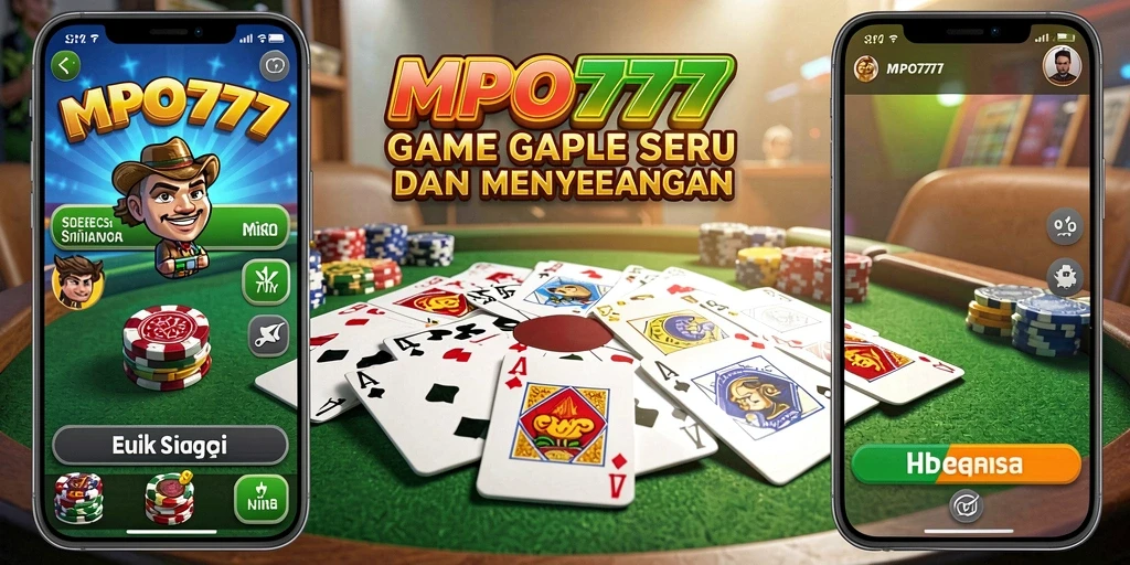 Tampilan gameplay Gaple yang seru di MPO777.