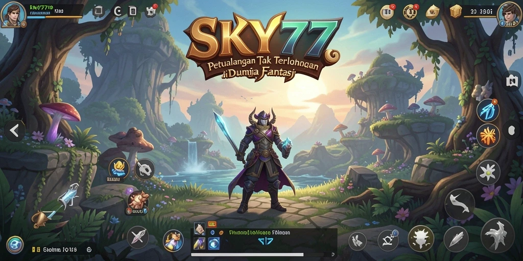 Tampilan gameplay SKY77 yang menakjubkan dalam petualangan seru.