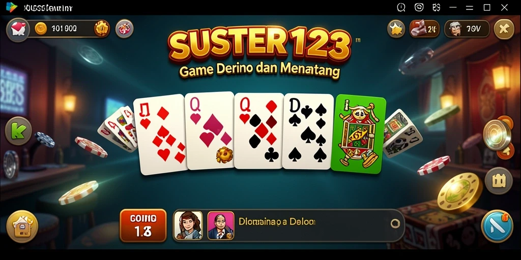 Tampilan gameplay seru SUSTER123 yang penuh tantangan.